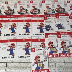 Nintendo Switch MicroSD Cards – Multiple Sizes & Quantities