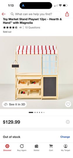 New target hearth and hand market stand Playset