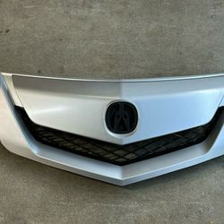  FOR 2009-2011 ACURA TL FRONT BUMPER UPPER GRILLE SATIN FINISHED W/MOLDING