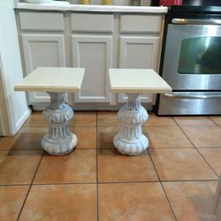 Homemade End Tables 