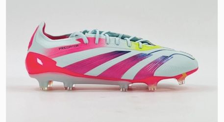 New Adidas Predator Elite FG Blue Pink Soccer Cleats Stellar Boots IE3950 