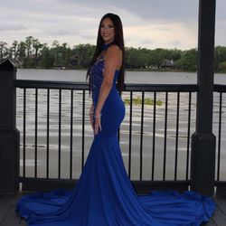 Royal Blue prom dress