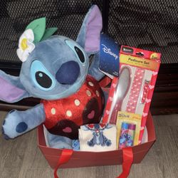 Stitch Valentines Day Basket