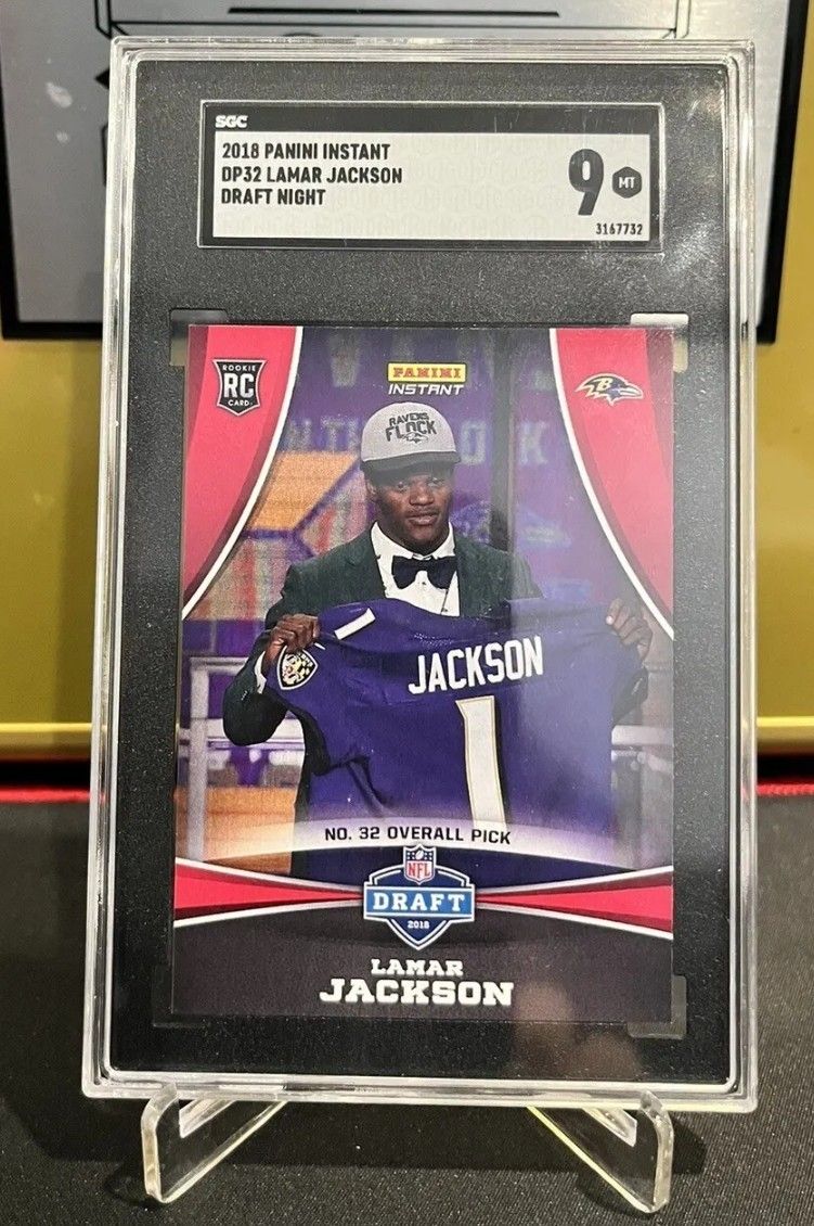 2018 Lamar Jackson Rookie Football Card