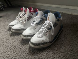 Jordan 3: Cardinal and Wizard (2 Pairs) [Size 10.5]