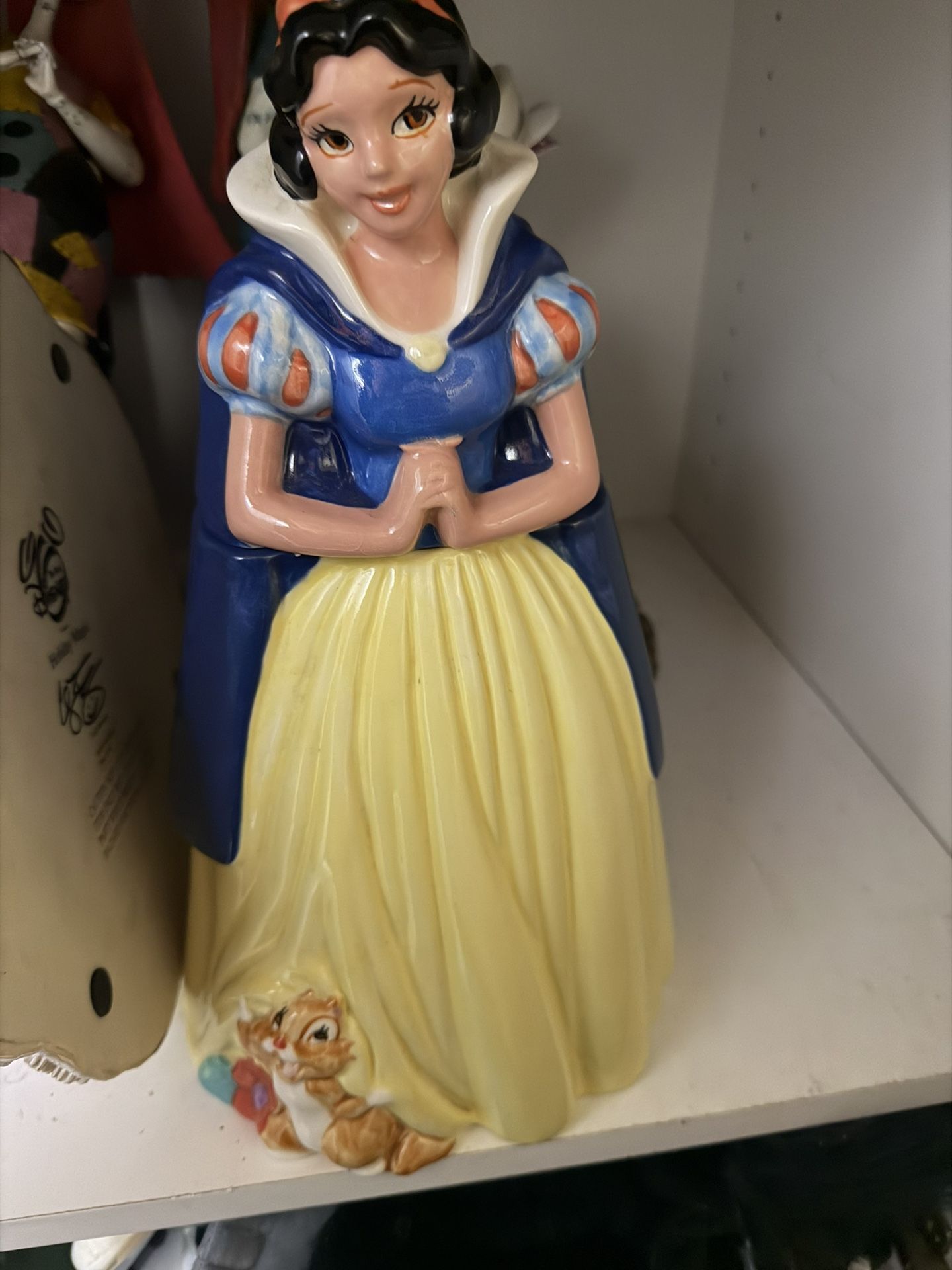 Vintage TREASURE CRAFT Disney SNOW WHITE 15" Cookie Jar