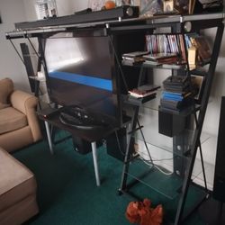 Glass Entertainment Center