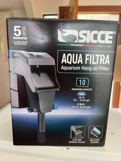 BRAND NEW AQUA FILTRA AQUARIUM HANG ON FILTER