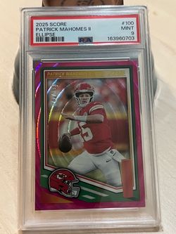 Patrick Mahomes II Score football card