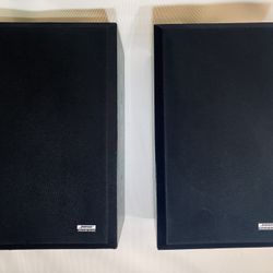 Pair Bose Interaudio 4000 Speakers Black Home Theater Tested Working READ
