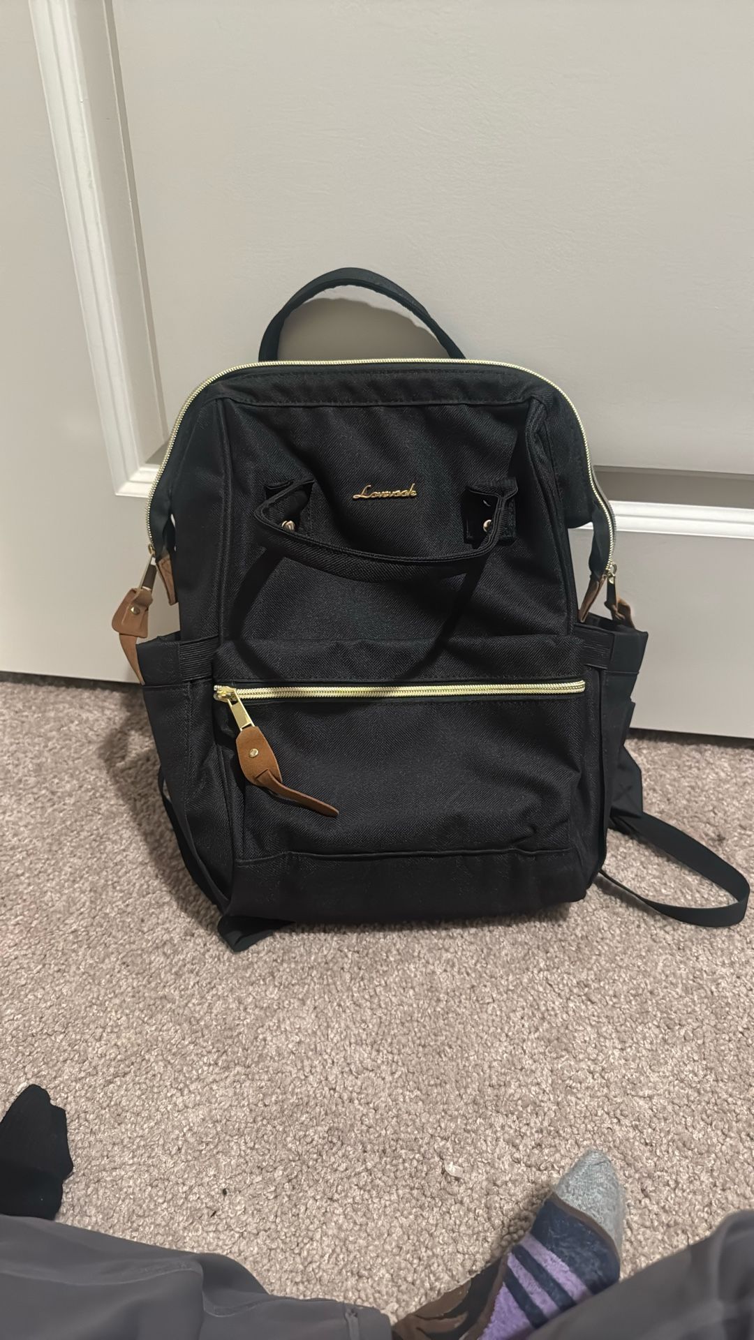 Black Lovevook Backpack