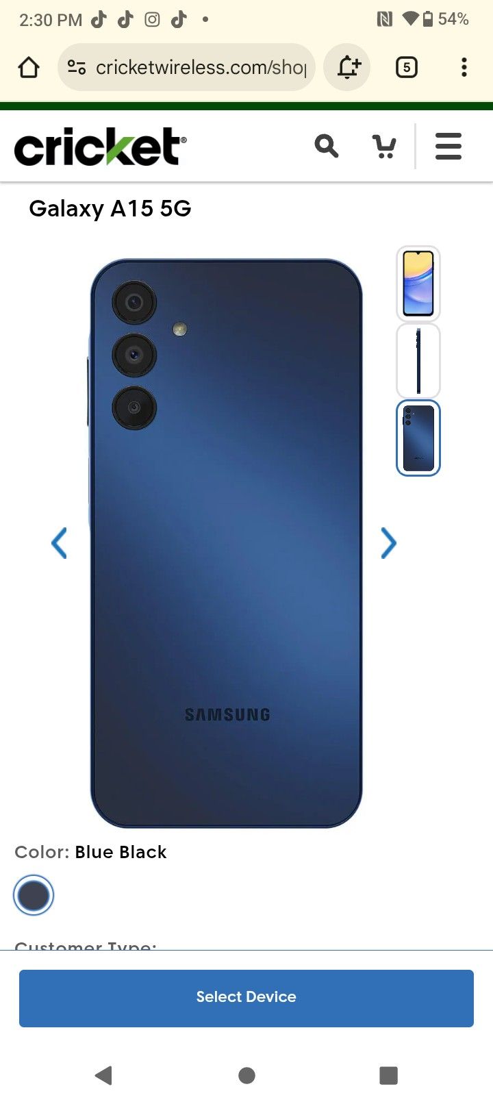 Samsung Galaxy A15