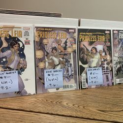 Marvel Comics Princess Leia #1-4