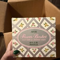 Avon Flower Basket Soap Dish