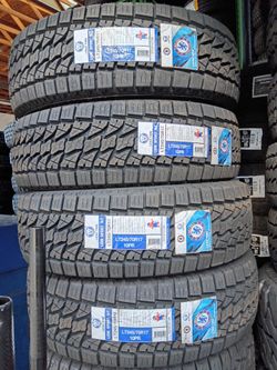 245/70R17 LT Lion SPORT AT NEW tires and for 4 llantas nuevas instaladas y balanceadas open day 7