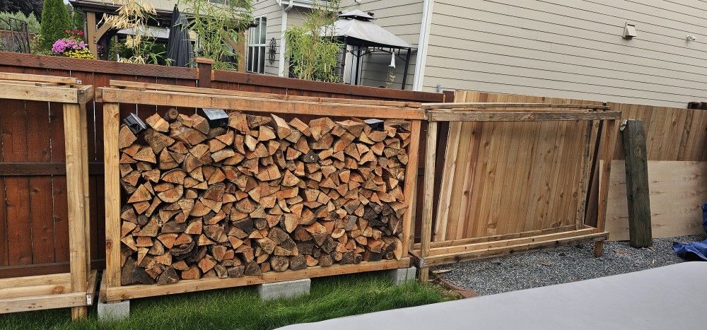 Firewood Stacker 4ft X 8ft
