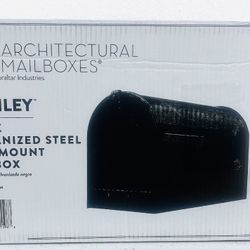 New Architectural  Black Mailbox