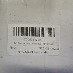 12 Volt Cylanoid For Small Engines 