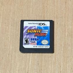 Sonic Rush (Nintendo DS, 2005) Authentic Cartridge Only Tested Good Read Info! 