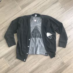 Whistle & Flute T-shirt + Cardigan  Set 