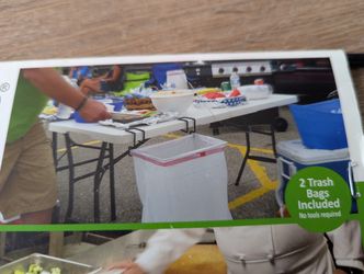 Trash Bag Holder For Picnic Table