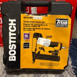 Bostitch 18 Ga Finish Stapler Kit