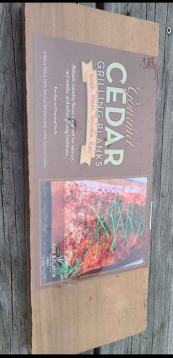 Fire & Flavor Gourmet Cedar Grilling Planks