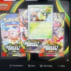 2 x MEGA EVOLUTION PERFECT ORDER 3 BOOSTER BLISTER