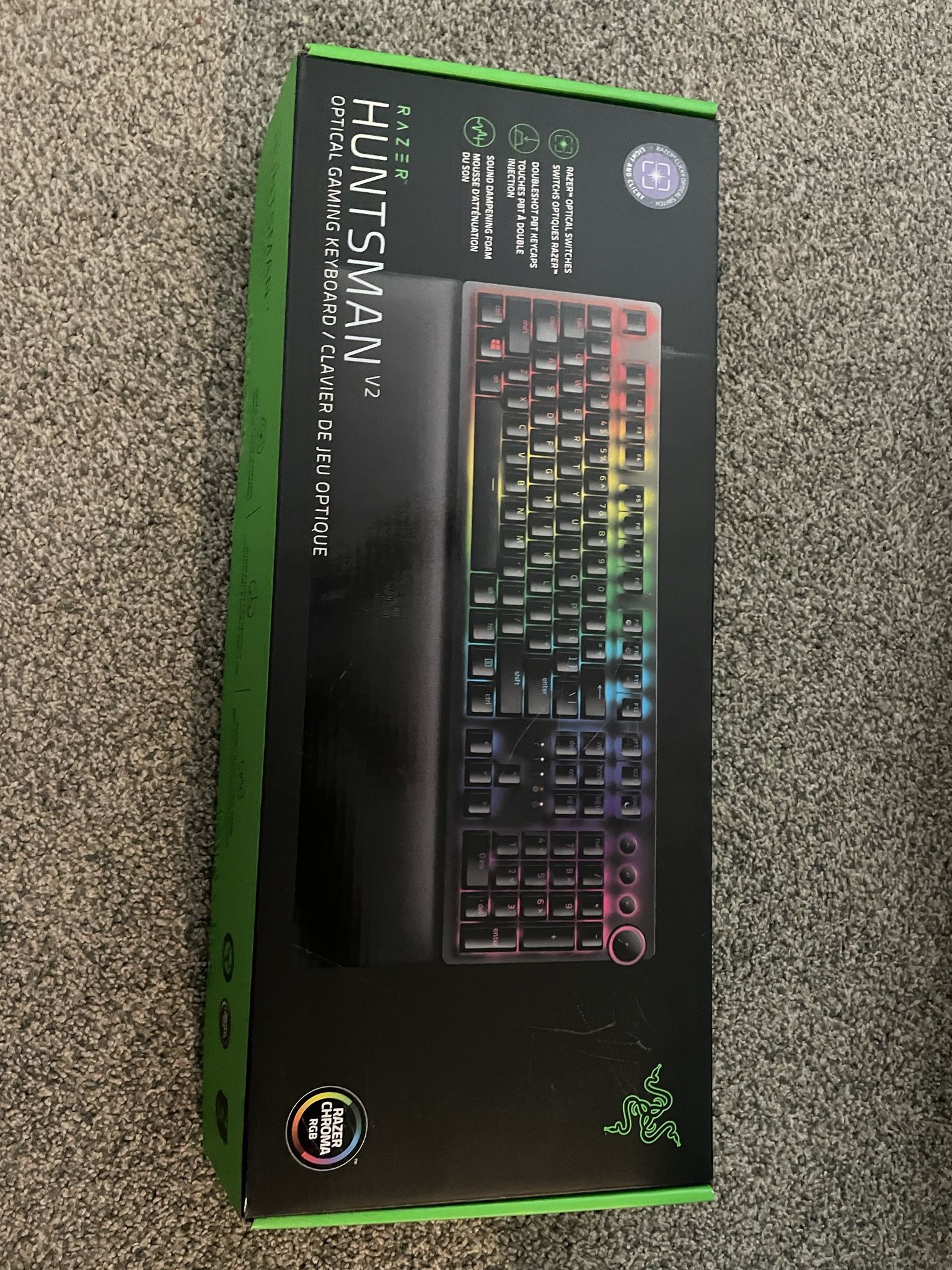 Razer Huntsman V2 Tenkeyless Wired Mechanical Gaming Keyboard
