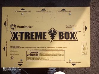 Southwire extreme box 120/240 60hz 50 amp