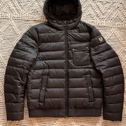 Belstaff Mens Hooded Down Jacket  Size M 50