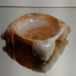 VINTAGE MARBLE - ONIX ASHTRAY 6"×4"