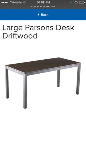 Parsons Desk Driftwood Desk For Sale In Boca Raton Fl Offerup