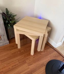 3 piece side table set