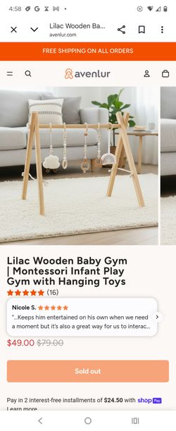 Baby Play gym with mat. Fontana pickup.