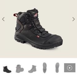 SIZE 8 RED WING THE CRV WATERPROOF LEATHER SAFETY TOE BOOTS BRAND NEW