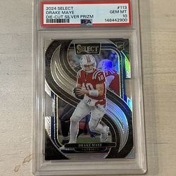 Drake Maye PSA 10 football card