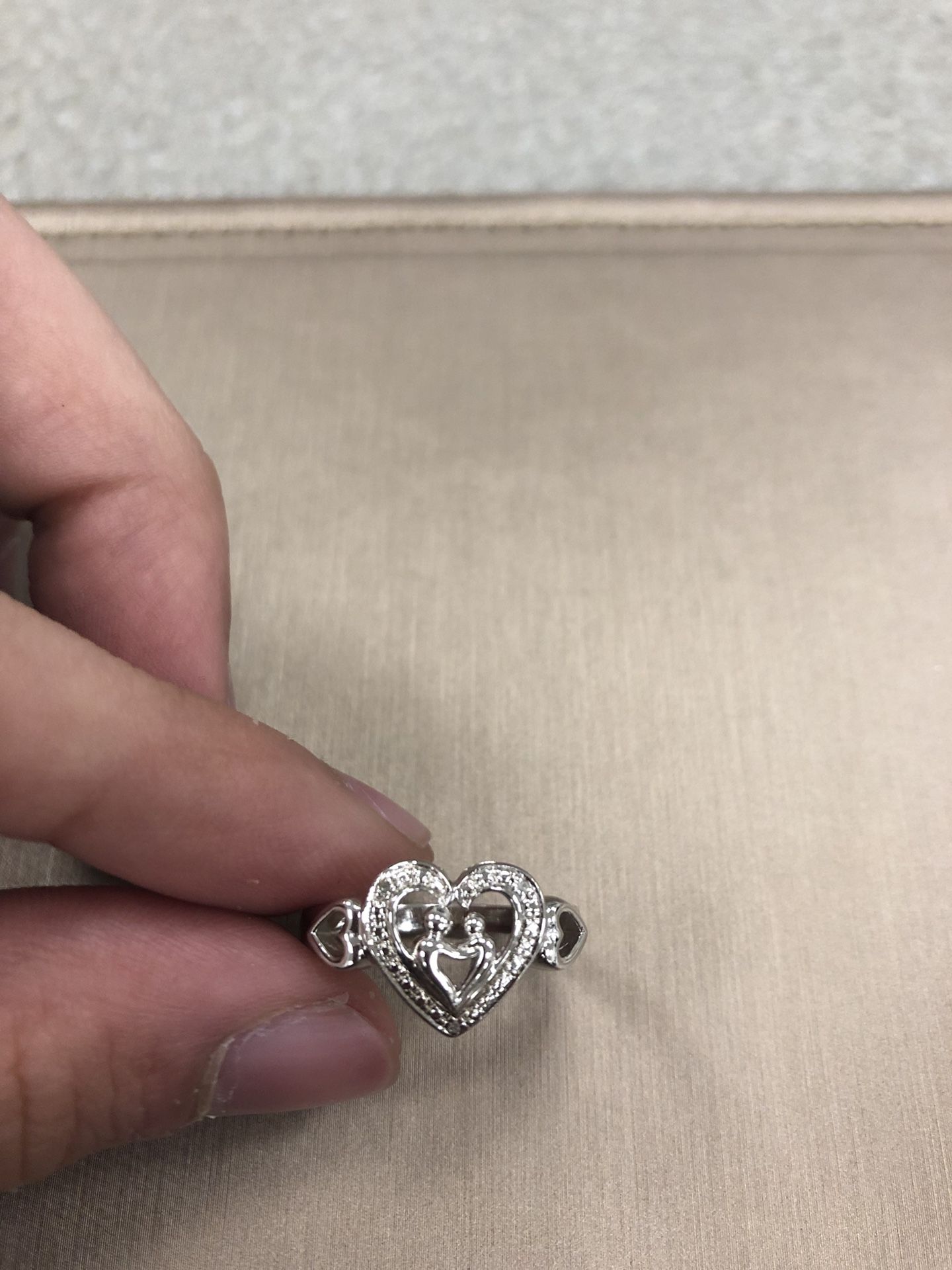 Swarovski Crystal Women’s Love Ring