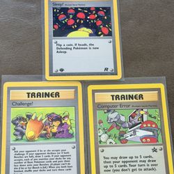 1st Edition Trainer Lot Mint Pokemon 