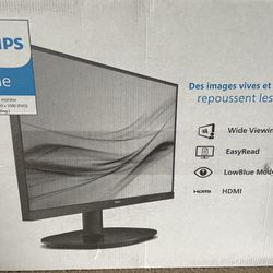 Philips 221V8LN/27 V line Wide-View 1920 x 1080 Monitor EUC