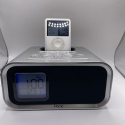 iHome iH22 Alarm Clock Speaker System for iPod/iPhone TESTED (iPod Not Included)