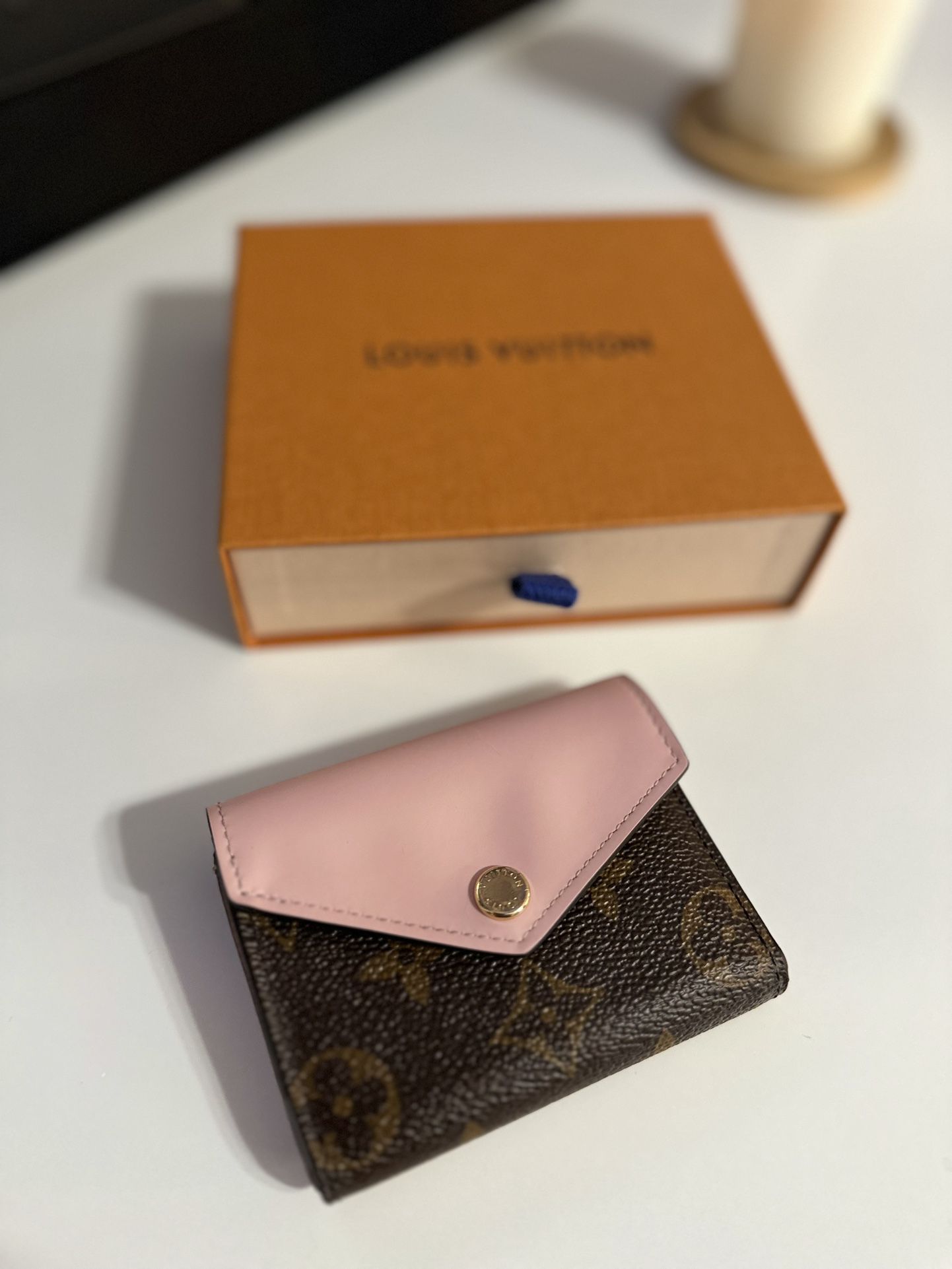 Louis Vuitton, Bags, Louis Vuitton Rose Ballerine Zoe Wallet