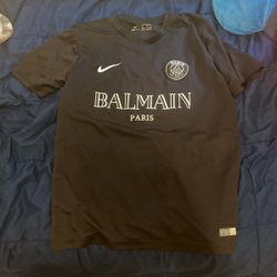 Nike PSG Balmain Paris Black Soccer Jersey