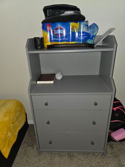 GRAY IKEA DRESSERS