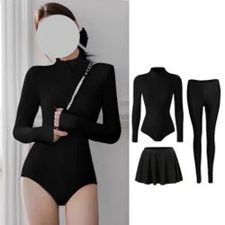 New 3-Piece Swim Suit Long Sleeve