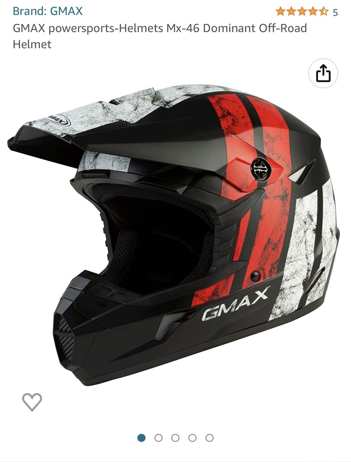 GMAX powersports-Helmets Mx-46 Dominant Off-Road Helmet