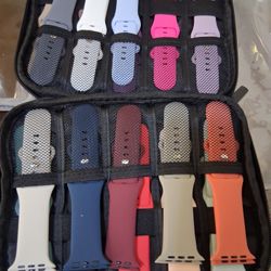 18 Silicone Straps for Apple Watch 2mm 49mm 