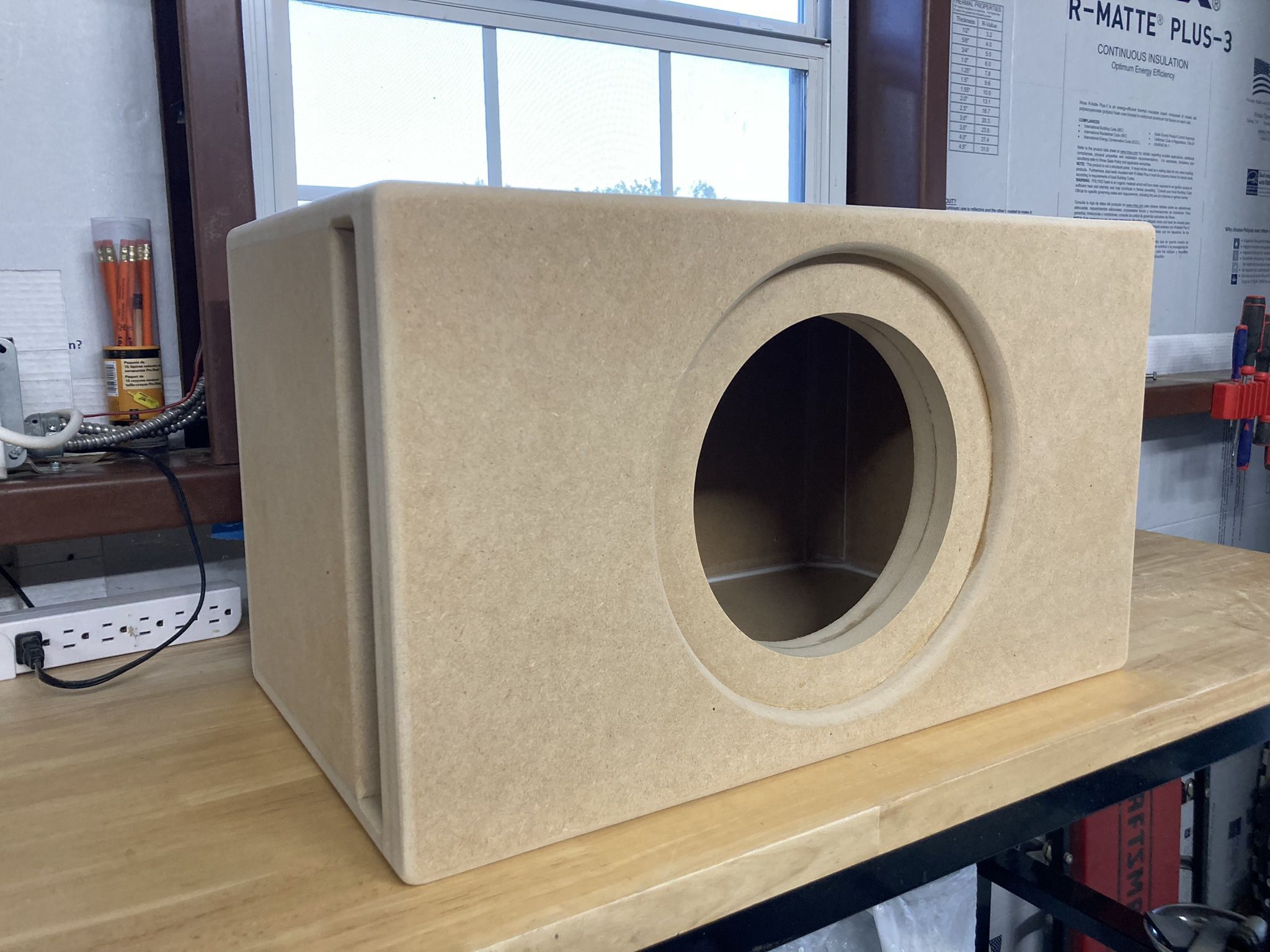 Custom JL Audio 8W7 Flush Mount Subwoofer Enclosure 32Hz