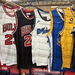 Basketball, Football, Baseball Jerseys 