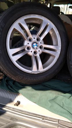 BMW 17" rims and tires